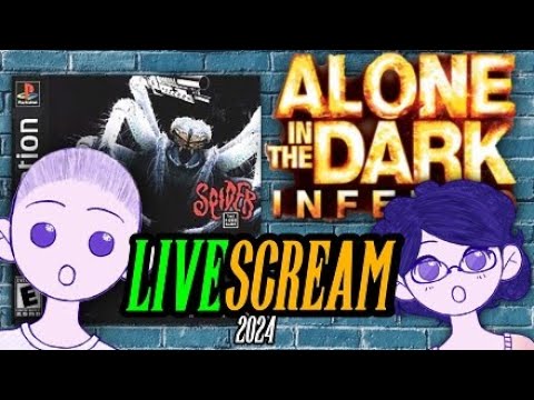 "Peanut Butter REVENGE!" | SPIDER THE GAME (PS1) & Alone In The Dark (PS3) | LiveScream 2024!