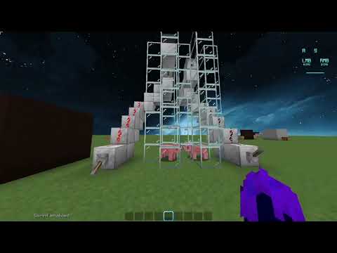 Three laws of motion science project, mincraft edition