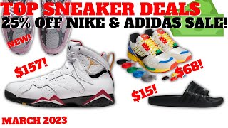 TOP Sneaker Deals March 2023! 25% Off Sale at Nike & Adidas!