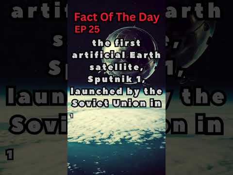 Fact Of The Day| Ep 25| The first artificial satellite #shorts #trending #satellite #sputnik #space