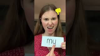 How to teach sight words - Explained #sightwords #trickywords #learntoread