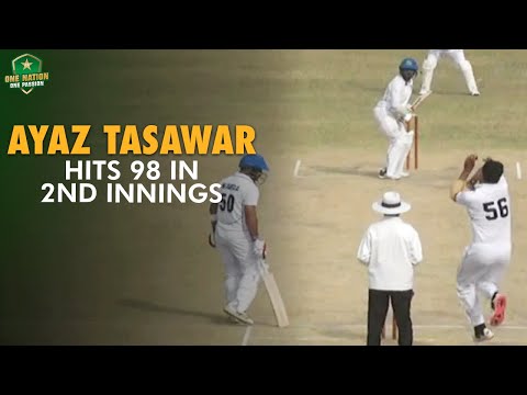 Ayaz Tasawar hits 98 in 2nd innings | WAPDA vs KRL | President's Trophy Grade-I 2024-25