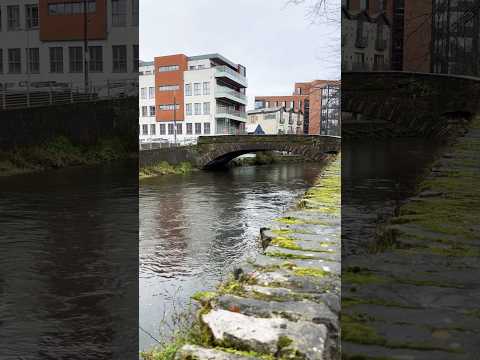 Street walk, Lee River View at Cork, Ireland