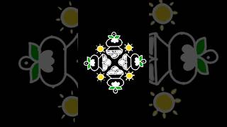 8 dots easy kolam/#shortsvideo/#rangoli/#pongalkolam/#kambikolam