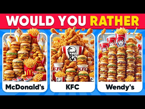 Would You Rather...?Junk Food Edition 🎂 🍫 🍨 Daily Quiz