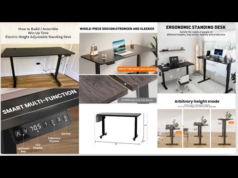 How to Build Electric Height Adjustable Desk | Win Up Time Height adjustable Electric Desk Assembly