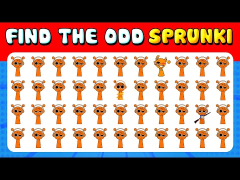 248 Puzzles for GENIUS 🧩 | Find the ODD One Out | Sprunki 🕵️‍♂️🎄🤔 Easy, Medium, Hard Levels