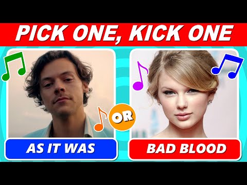 Pick One Kick One Popular Songs from 2010-2023 (with Music 🎶)