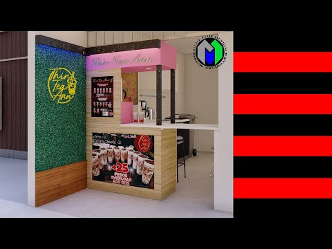 Food Cart Design | Milk Tea | Thir Tea Ann