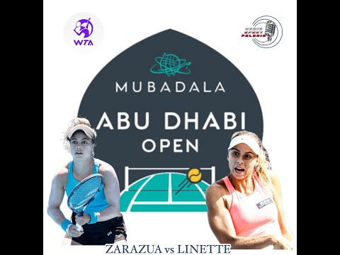 LIVE: TENNIS: WTA #MubadalaAbuDhabiOpen I ROUND: Renata Zarazua (MEX) -MAGDA LINETTE #04/02/2025