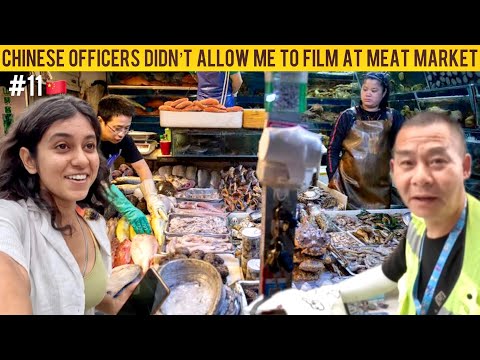 Chinese Officers Stopped Me From Entering WUHAN’s MEAT Market 😳 | tracked by Chinese security 🇨🇳