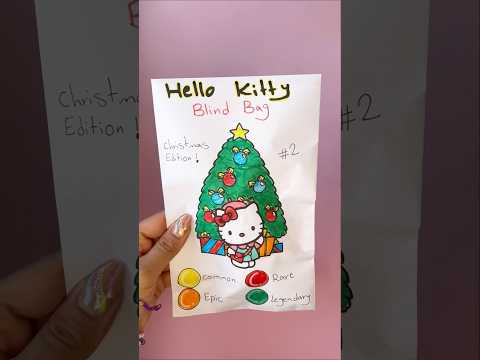 Hello kitty blind bag 2! #blindbag #craft #diy #papercraft #asmr #sanrio #hellokitty #kpop #asmr