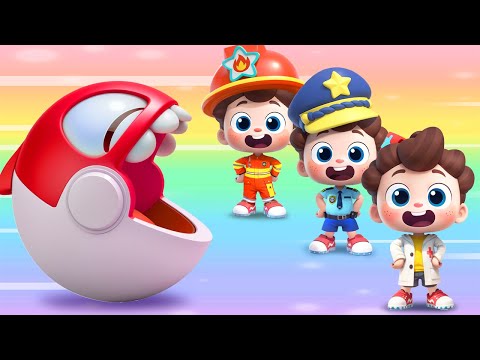 Learn Colors with Occupations | Street Vehicles Song | Nursery Rhymes & Kids Songs | Yes! Neo