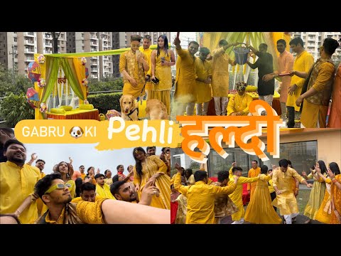 Haldi rasam /gabru ki pehli haldi 2024