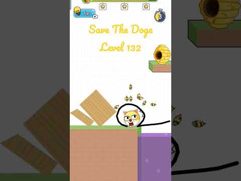 Save The Doge Level 132 3 STARS Gameplay. #savethedoge #shorts #gameplay #walkthrough #mobilegame