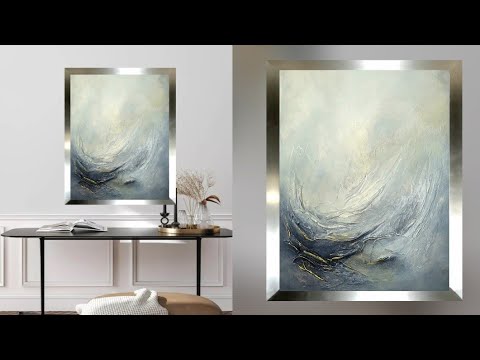 Create a JAW-DROPPING Textured Painting with Joint Compound: DIY Textured Wall Art on Canvas (457)