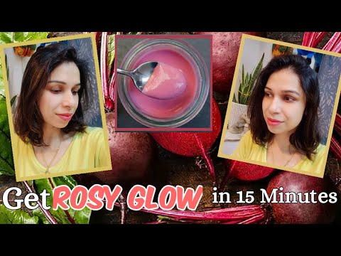 Beetroot Facial at Home for Rosy Glow | Skin Brightening Facial | Glowing Skin Naturally | Skin Care