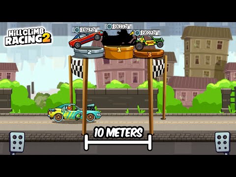 Hill Climb Racing 2 SHORTEST DRAG RACE - Fastest Acceleration 😱