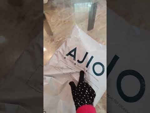 ASMR unboxing video #ajio #asmr #asmrsounds #unboxing #unpacking  #satisfying #satisfyingvideo