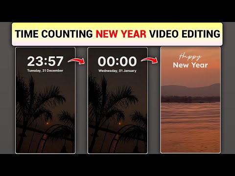 Time Counting Happy New Year Video Editing | Happy New Year 2025 Video Editing