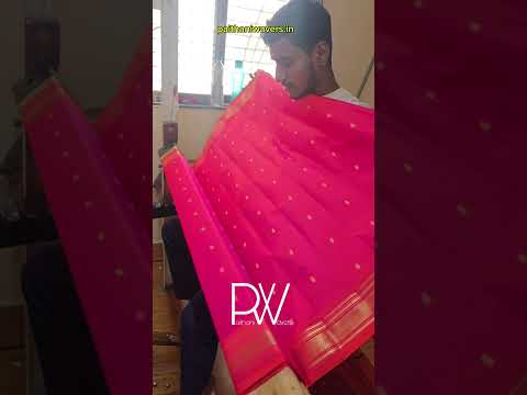 Making of Silk Paithani Saree #paithani #traditional #making #saree #design