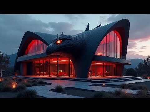 Dragon-Inspired Futuristic Luxury House | Modern Architecture Masterpiece