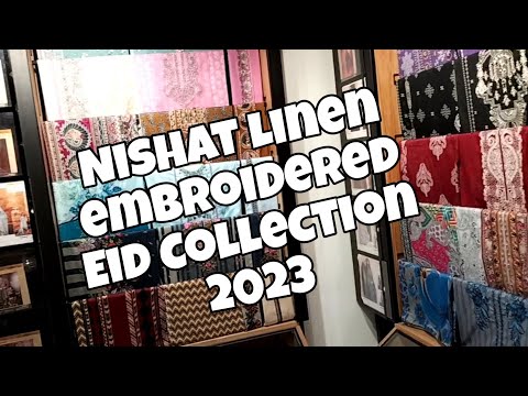 Nishat Linen Eid Collection 2023 - Eid Collection - Nishat Linen Latest Embroidered Collection