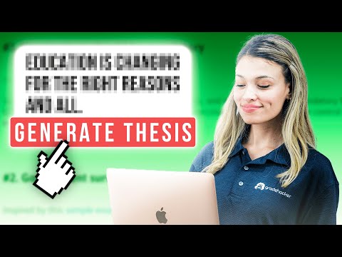 Thesis Generators you should check out (2 minutes work)