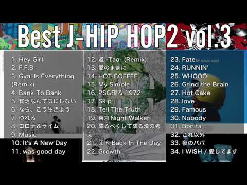 【DJ MIX】【JapaneseHipHop】ベスト日本語ラップミックス2 vol.3【ANARCHY / KOHH / ISH-ONE / PSG / SPARTA / BIM / 田我流】