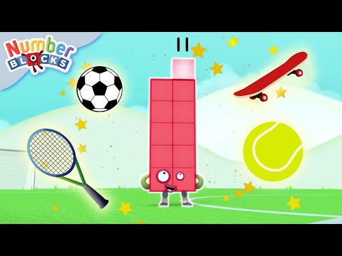 🥇Sports Party: Count and Play! ⚽| Learn to count | Numberblocks