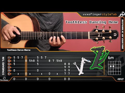 Toothless Dancing Meme on Guitar