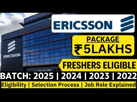 🎯 Ericsson Off Campus 2025 Recruitment | Salary, Eligibility & How to Apply