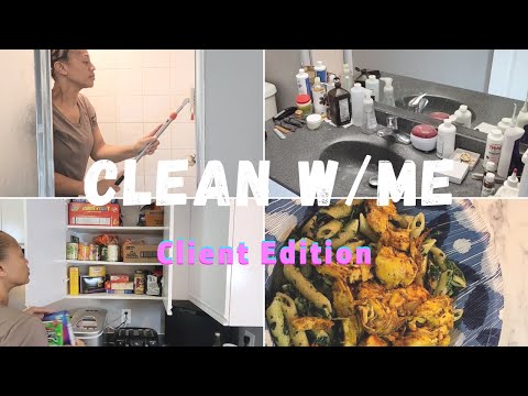 KITCHEN & BATHROOM CLEANING MOTIVATION CLEAN WITH ME #cleaning