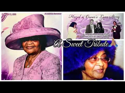 A Sweet Soul Has Gone Home... A Tribute To My Aunt Hazel 🙏🏽 A Homegoing Celebration