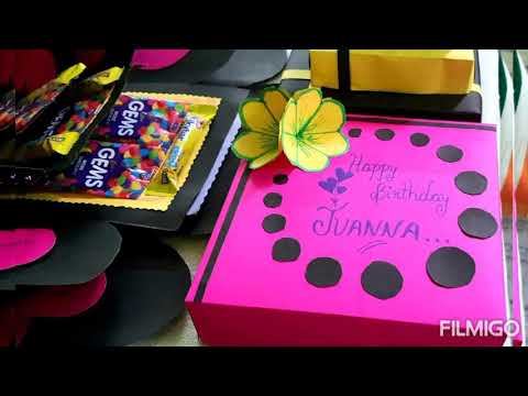 Unboxing of explosion box by Juanna...|| Gift box 🎁 ideas ||