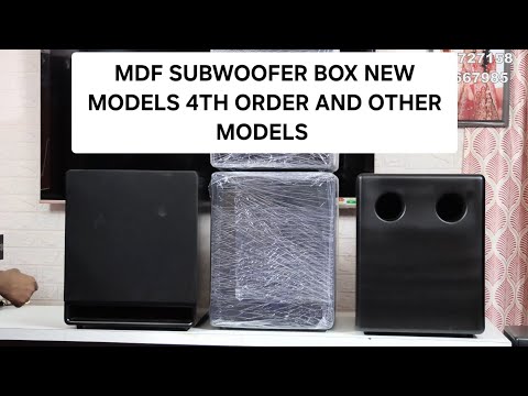 Sub Woofer Box With High Grade MDF 4 th Order Box | T - Line Box And Ported Boxes Full Details |