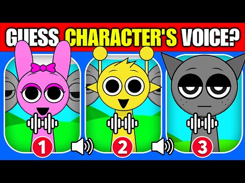 Guess The Incredibox Sprunki Characters by their VOICE!? | Pinki, Simon, Wenda, Garnold