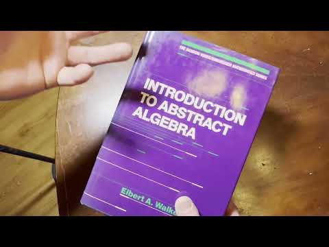 Abstract Algebra Book from The Past for Learning Math