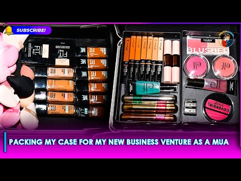 Packing My Case For My New Business Venture As A Makeup Artist, New MUA Partial ASMR Video