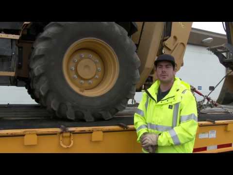 Tie Down   How ADOT&PF Operators Secure Heavy Equipment for Transport