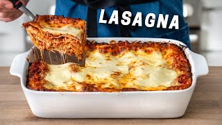 The Best CLASSIC Lasagna Recipe (with EASY homemade ricotta)