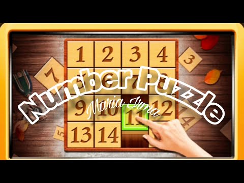 VIRAL NUMBER PUZZLE 4X4 || LET'S PLAY WITH ME #satisfying #relaxing @Maria Irma