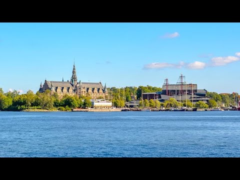 A Walk Around Vasa Museum, Stockholm, Sweden 4K· Galärvarvsvägen Road Stockholm - Walking Tour 5K