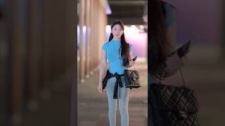 beautiful girl street fashion outfits style #tiktok #chinesefashion #mejoresstreetfashion #shorts