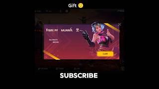 my friend give  me a gift in free fire  #freefire #ffshorts #freefirenewseason #freefirevairal