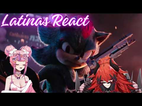 VShojo Latinas React To Sonic 3 Official Trailer (Ironmouse and Zentreya)