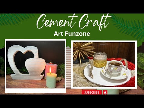 Diy Cement Craft Ideas | Home Decor and Gifts Ideas with Cement #cementcraft #cement   #giftidea