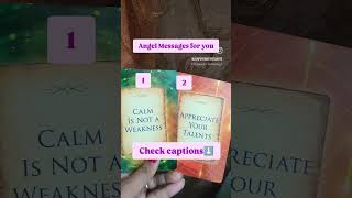 Angel Messages for you #tarot #angel #angels #messages #love #shorts #reels