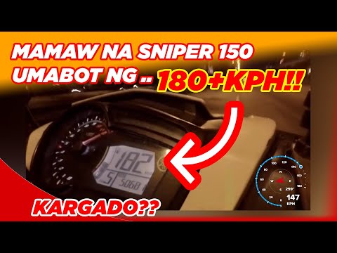 SNIPER 150 KARGADO TOPSPEED! | Hindi tugma sa GPS ang Reading?