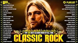 Nirvana, Led Zeppelin, Bon Jovi, Aerosmith, U2, ACDC 🤘 Classic Rock Songs 70s 80s 90s Full Album